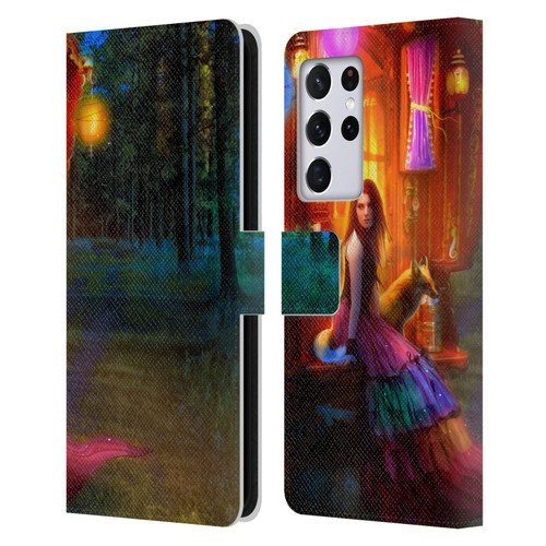Aimee Stewart Fantasy Wanderlust Leather Book Wallet Case Cover For Samsung Galaxy S21 Ultra 5G