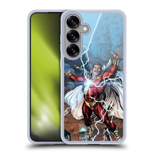 Justice League DC Comics Shazam Comic Book Art Issue #1 Variant 2019 Soft Gel Case for Samsung Galaxy S25+ & MagSafe