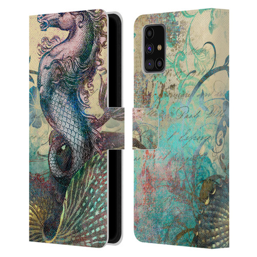 Aimee Stewart Fantasy The Seahorse Leather Book Wallet Case Cover For Samsung Galaxy M31s (2020)