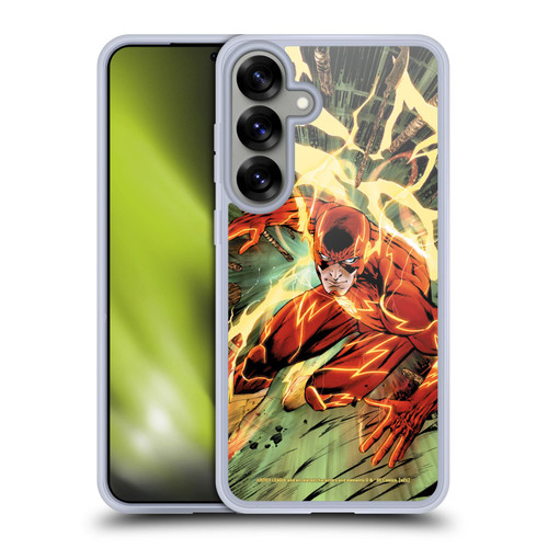 Justice League DC Comics The Flash Comic Book Cover New 52 #9 Soft Gel Case for Samsung Galaxy S25+ & MagSafe