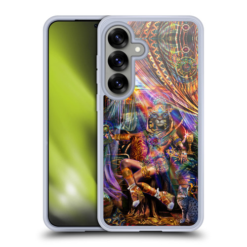 Jumbie Art Gods and Goddesses Bastet Soft Gel Case for Samsung Galaxy S25 & MagSafe