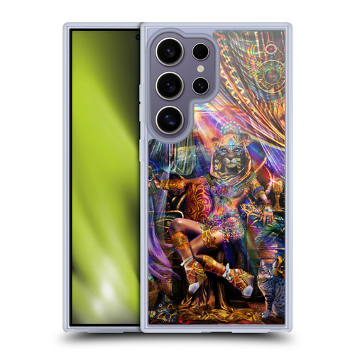 Jumbie Art Gods and Goddesses Bastet Soft Gel Case for Samsung Galaxy S25 Ultra & MagSafe