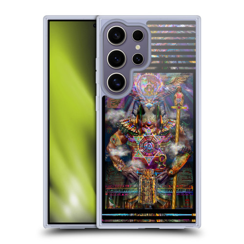 Jumbie Art Gods and Goddesses Horus Soft Gel Case for Samsung Galaxy S25 Ultra & MagSafe