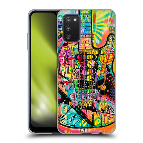 Dean Russo Pop Culture Guitar Soft Gel Case for Samsung Galaxy A03s (2021)