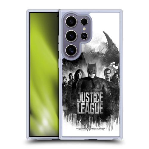 Zack Snyder's Justice League Snyder Cut Composed Art Group Watercolour Soft Gel Case for Samsung Galaxy S25 Ultra & MagSafe