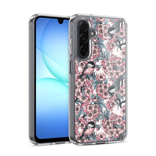 Katerina Kirilova Floral Patterns Red Hibiscus Soft Gel Case for Samsung Galaxy A17 4G / 5G