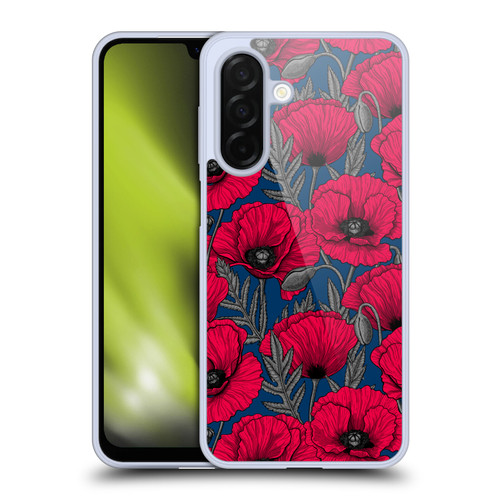 Katerina Kirilova Floral Patterns Night Poppy Garden Soft Gel Case for Samsung Galaxy A26 5G