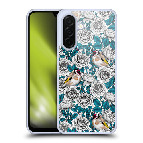Katerina Kirilova Floral Patterns White Rose & Birds Soft Gel Case for Samsung Galaxy A26 5G