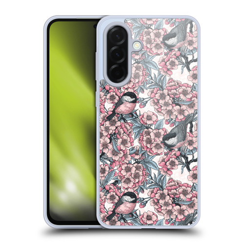 Katerina Kirilova Floral Patterns Red Hibiscus Soft Gel Case for Samsung Galaxy A36 5G