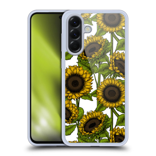 Katerina Kirilova Floral Patterns Sunflowers Soft Gel Case for Samsung Galaxy A56 5G