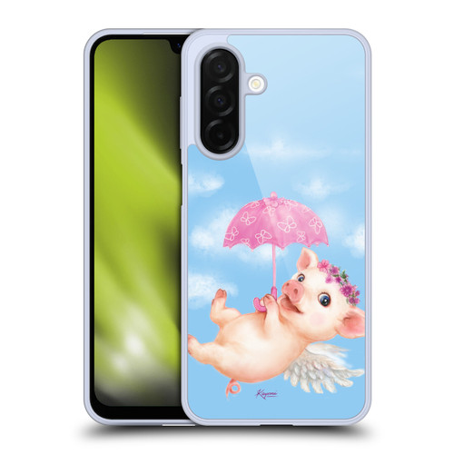 Kayomi Harai Graphic Art Pig Umbrella Soft Gel Case for Samsung Galaxy A26 5G