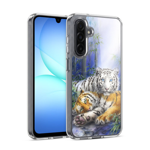 Kayomi Harai Animals And Fantasy Asian Tiger Couple Soft Gel Case for Samsung Galaxy A17 4G / 5G