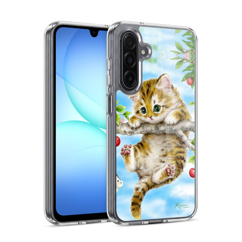 Kayomi Harai Animals And Fantasy Cherry Tree Kitten Soft Gel Case for Samsung Galaxy A17 4G / 5G