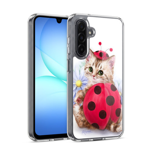 Kayomi Harai Animals And Fantasy Kitten Cat Lady Bug Soft Gel Case for Samsung Galaxy A17 4G / 5G