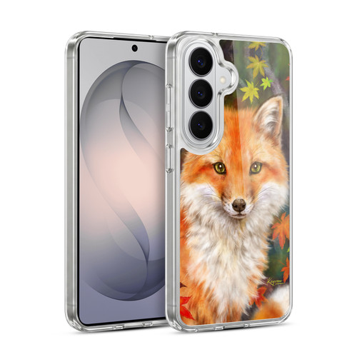 Kayomi Harai Animals And Fantasy Fox With Autumn Leaves Soft Gel Case for Samsung Galaxy S26