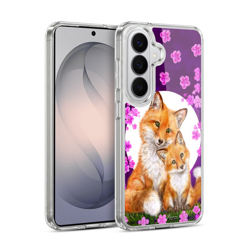 Kayomi Harai Animals And Fantasy Mother & Baby Fox Soft Gel Case for Samsung Galaxy S26