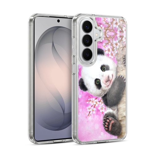 Kayomi Harai Animals And Fantasy Cherry Blossom Panda Soft Gel Case for Samsung Galaxy S26 Plus