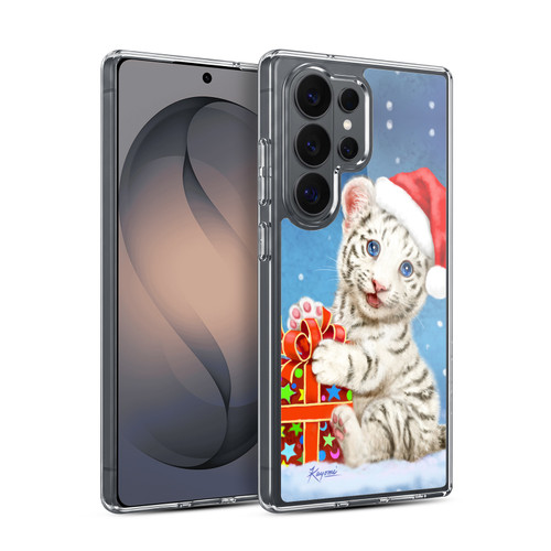 Kayomi Harai Animals And Fantasy White Tiger Christmas Gift Soft Gel Case for Samsung Galaxy S26 Ultra