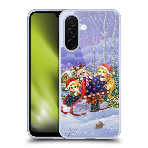 Kayomi Harai Graphic Art Christmas Cats Mailbox Soft Gel Case for Samsung Galaxy A26 5G