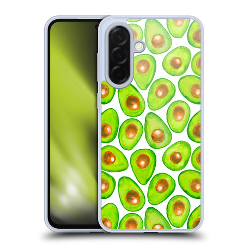 Katerina Kirilova Fruits & Foliage Patterns Avocado Soft Gel Case for Samsung Galaxy A36 5G