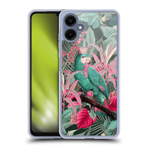 LebensArt Birds And Floral Parrot King Soft Gel Case for Samsung Galaxy A06 4G / 5G