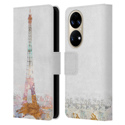 Aimee Stewart Landscapes Paris Color Splash Leather Book Wallet Case Cover For Huawei P50