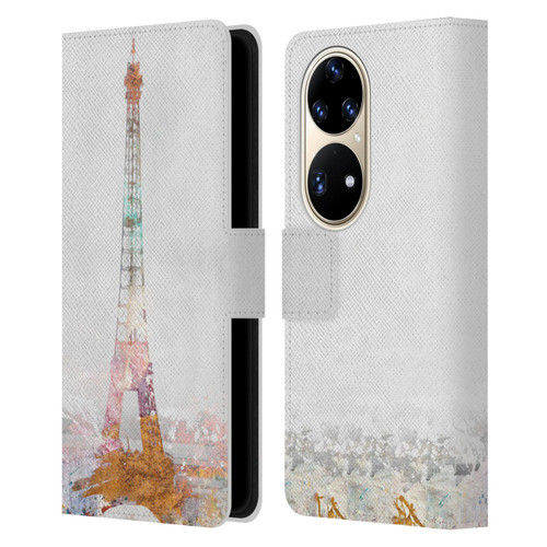 Aimee Stewart Landscapes Paris Color Splash Leather Book Wallet Case Cover For Huawei P50 Pro