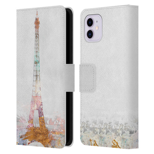 Aimee Stewart Landscapes Paris Color Splash Leather Book Wallet Case Cover For Apple iPhone 11
