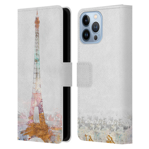 Aimee Stewart Landscapes Paris Color Splash Leather Book Wallet Case Cover For Apple iPhone 13 Pro Max