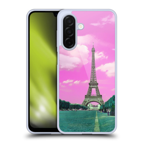 LebensArt Pastels Pink Paris Soft Gel Case for Samsung Galaxy A26 5G