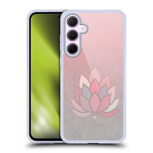 LebensArt Pastels Lotus Soft Gel Case for Samsung Galaxy A35 5G