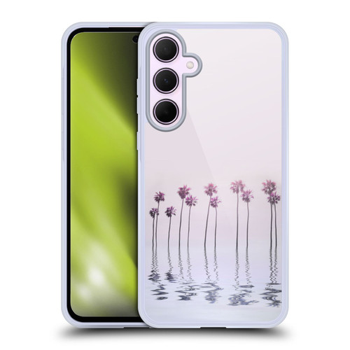 LebensArt Pastels Water Palm Trees Soft Gel Case for Samsung Galaxy A35 5G