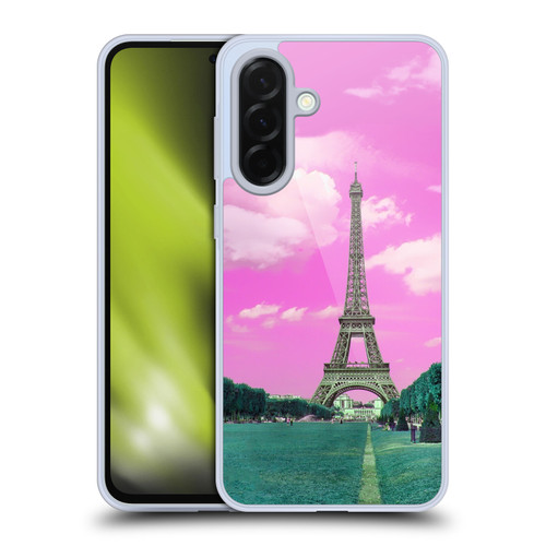 LebensArt Pastels Pink Paris Soft Gel Case for Samsung Galaxy A36 5G