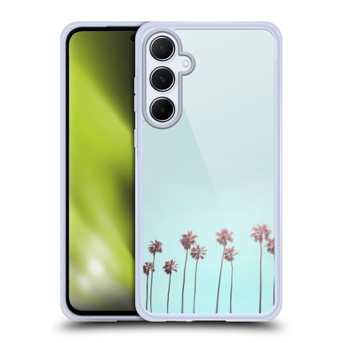 LebensArt Pastels Paradise Palm Soft Gel Case for Samsung Galaxy A55 5G
