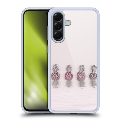LebensArt Pastels Pineapples Soft Gel Case for Samsung Galaxy A56 5G