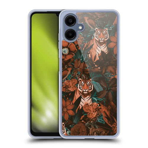 LebensArt Jungle Plants And Animals Fancy Opulence Tiger Soft Gel Case for Samsung Galaxy A06 4G / 5G