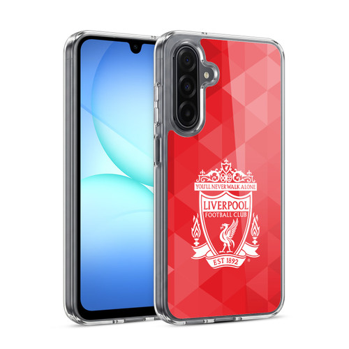 Liverpool Football Club Crest 1 Red Geometric 2 Soft Gel Case for Samsung Galaxy A17 4G / 5G