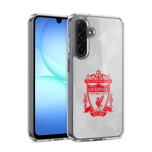 Liverpool Football Club Crest 1 White Geometric 2 Soft Gel Case for Samsung Galaxy A17 4G / 5G
