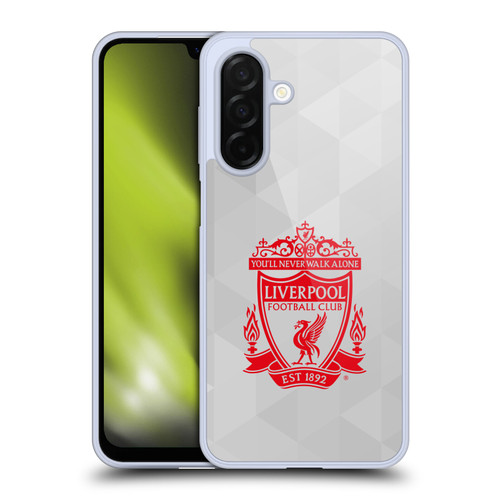 Liverpool Football Club Crest 1 White Geometric 2 Soft Gel Case for Samsung Galaxy A26 5G