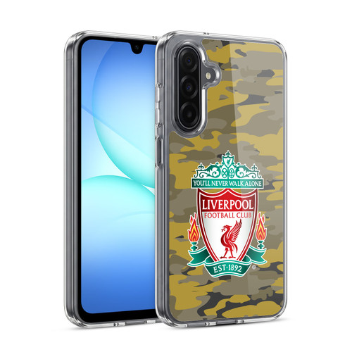 Liverpool Football Club Camou Royal Colourways Crest Soft Gel Case for Samsung Galaxy A17 4G / 5G
