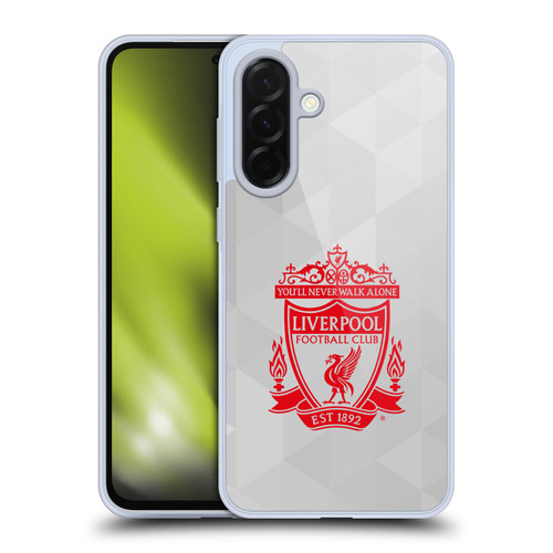 Liverpool Football Club Crest 1 White Geometric 2 Soft Gel Case for Samsung Galaxy A36 5G