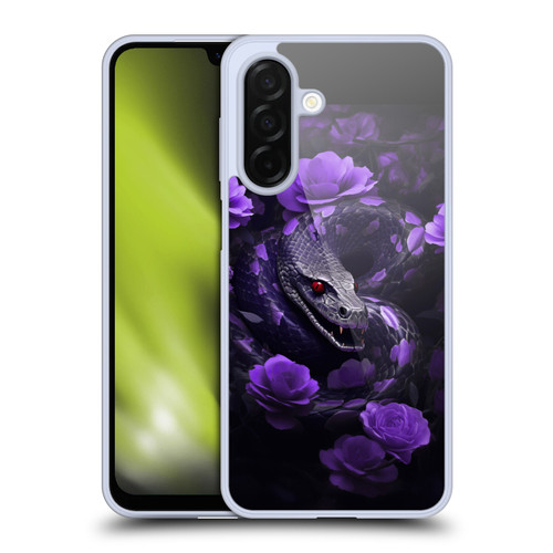 LebensArt Jungle Plants And Animals Snake Purple Soft Gel Case for Samsung Galaxy A26 5G