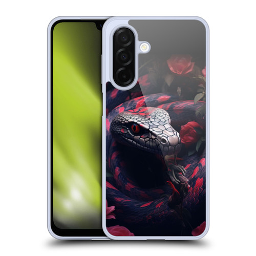 LebensArt Jungle Plants And Animals Snake Red Soft Gel Case for Samsung Galaxy A26 5G
