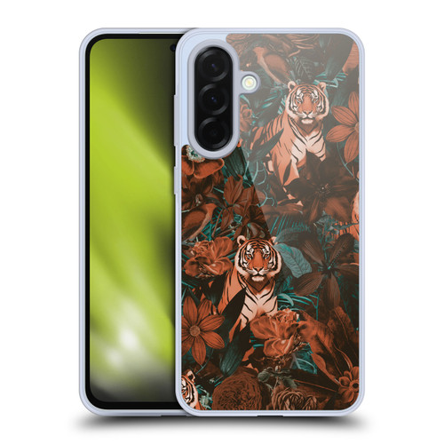 LebensArt Jungle Plants And Animals Fancy Opulence Tiger Soft Gel Case for Samsung Galaxy A36 5G
