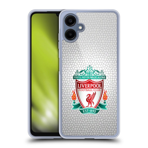 Liverpool Football Club Crest 2 White Pixel 1 Soft Gel Case for Samsung Galaxy A06 4G / 5G