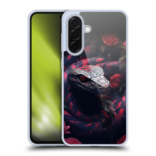 LebensArt Jungle Plants And Animals Snake Red Soft Gel Case for Samsung Galaxy A36 5G
