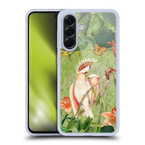 LebensArt Jungle Plants And Animals Cockatoos And Butterflies Soft Gel Case for Samsung Galaxy A56 5G