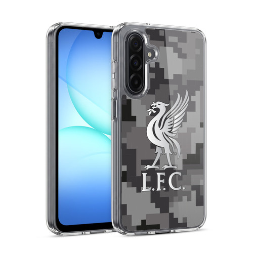 Liverpool Football Club Digital Camouflage Away Colours Soft Gel Case for Samsung Galaxy A17 4G / 5G