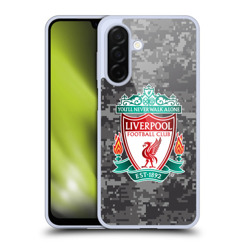 Liverpool Football Club Digital Camouflage Away Colours Crest Soft Gel Case for Samsung Galaxy A26 5G
