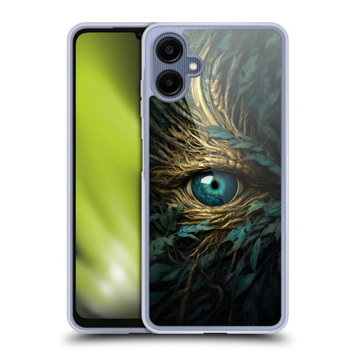 LebensArt Mix Art Bright Teal Dragon Eye Soft Gel Case for Samsung Galaxy A06 4G / 5G